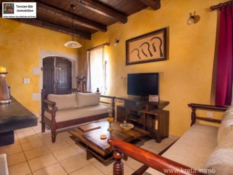 Samonas Kreta, Samonas Natursteinvilla "Red Villa" Haus kaufen